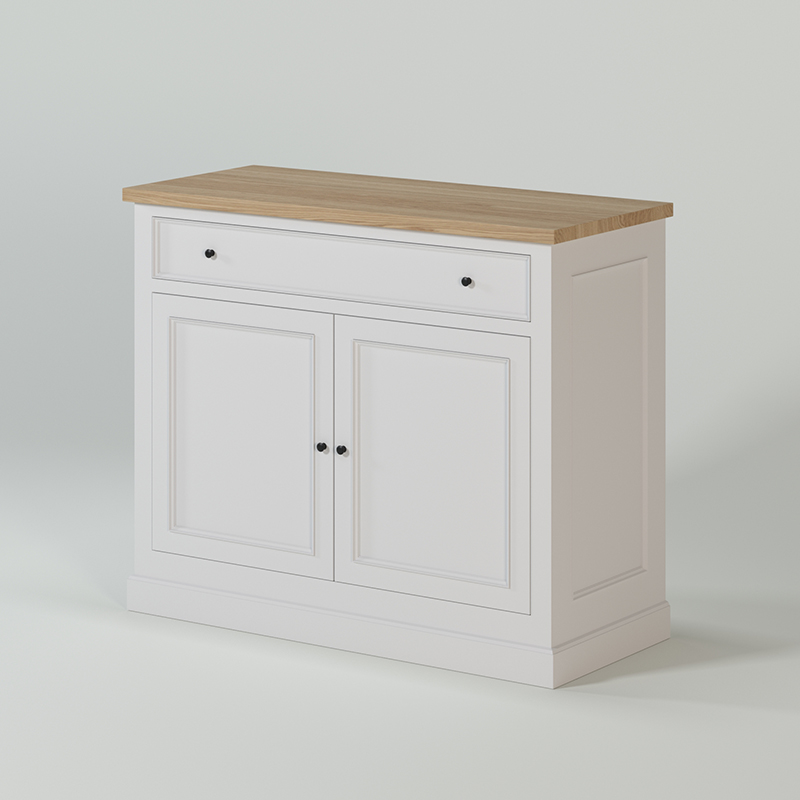 KAS0504-1 / Dresser New Rio / 2 portes / 1 tiroir / 1 étagère (120x49x95)