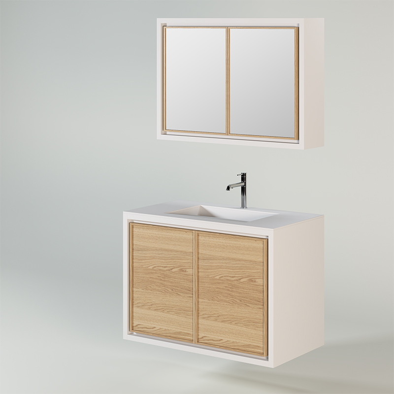 KAS0612-1 / Sdb Roma  / 4 portes / 4 étagères supérieures (100x53x220)