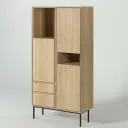 KAS0105-3 / Buffet Cadiz 3 portes & 2 tiroirs (110x50x220)