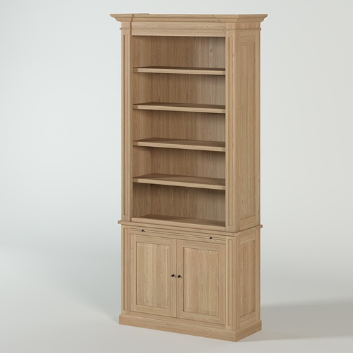 KAS0404-3 / Bookcase Nantes (115x46x240)