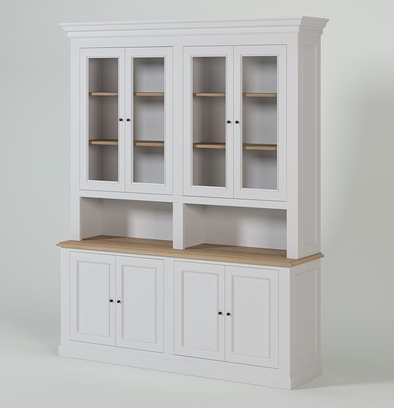 KAS0506-2 / Vaisselier New Rio / tablette chêne (195x47x240)