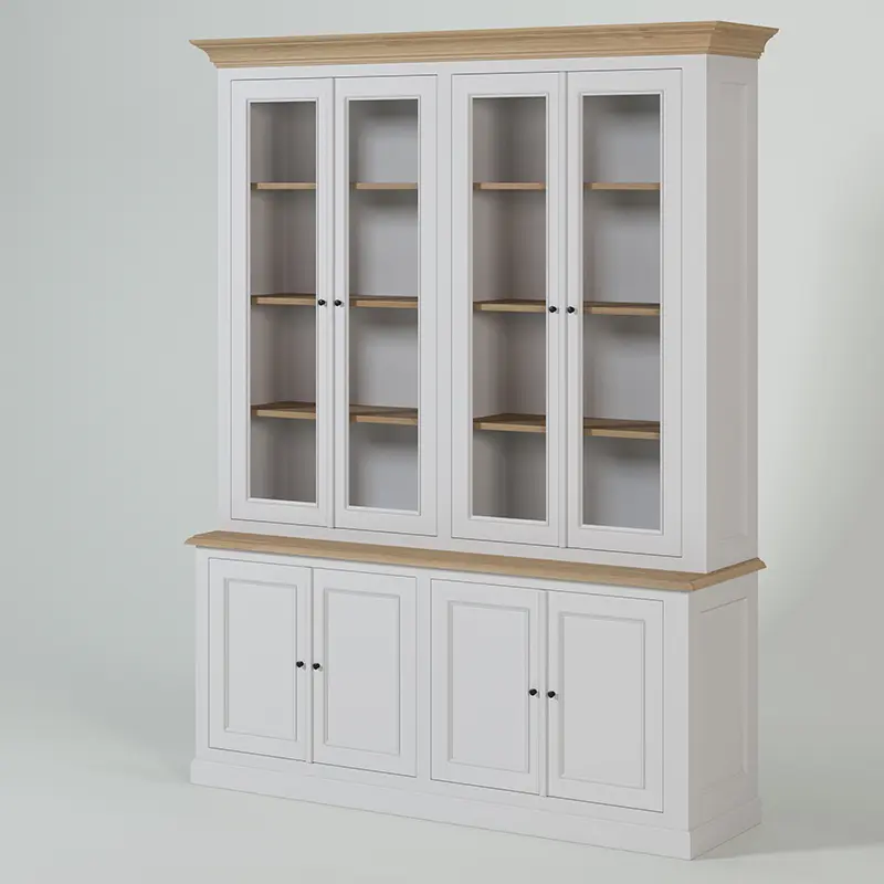 KAS0509-2 / Vitrine New Rio / tablette chêne (187x47x240)