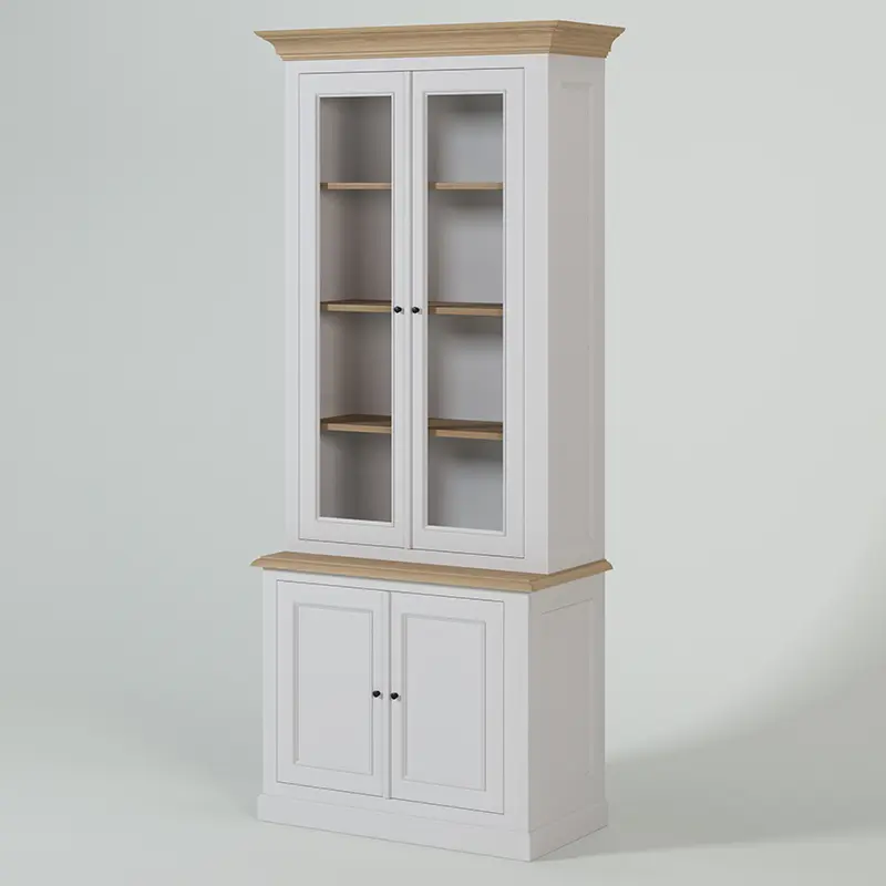 KAS0509-3 / Vitrine New Rio / tablette chêne (103x47x240)