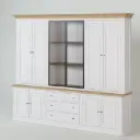 KAS0509-4 / Vitrine New Rio / tablette chêne (282x47x240)