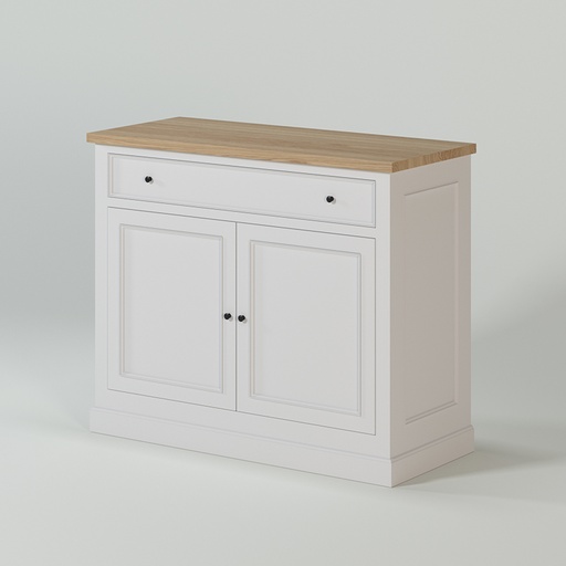 KAS0504-1 / Dresser New Rio / 2 portes / 1 tiroir / 1 étagère (120x49x95)